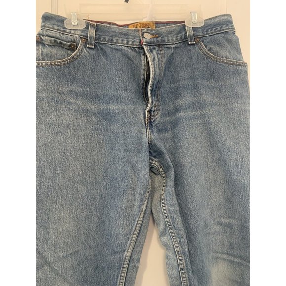 Ross Thomson Men Flat Front 5 Pocket Blue Jeans Size 34" x 30"  Denim #94572 - Picture 2 of 5